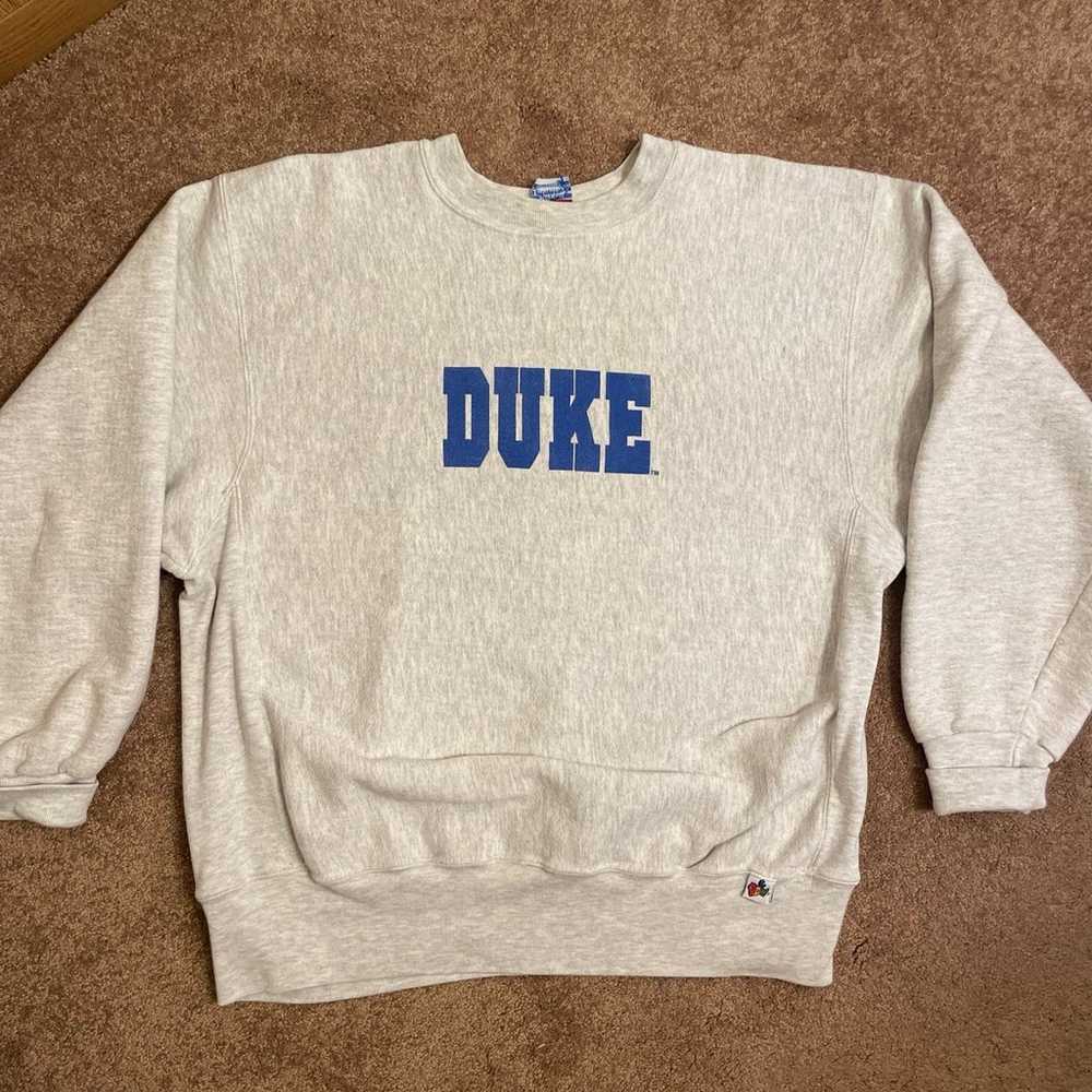 Vintage Duke University Crewneck Sweatshirt Size … - image 2