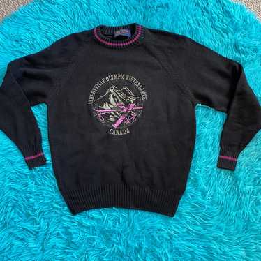 1992 canada winter olympics knit sweater - image 1