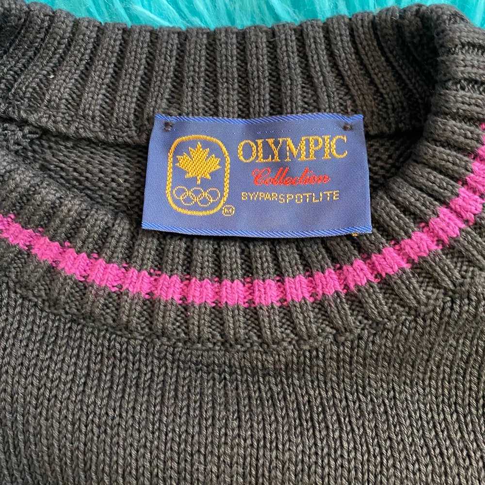1992 canada winter olympics knit sweater - image 2