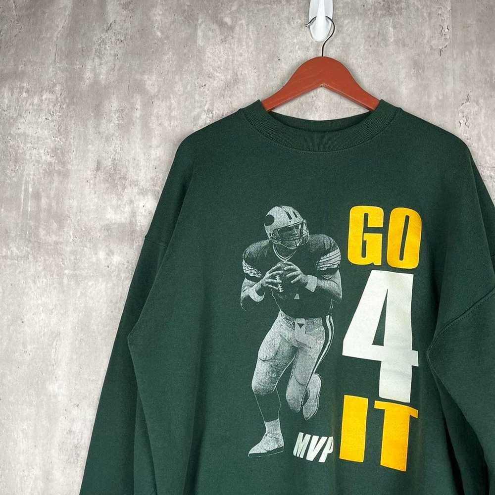 Vintage 1990s Green Bay Packers Crewneck / Sweats… - image 2