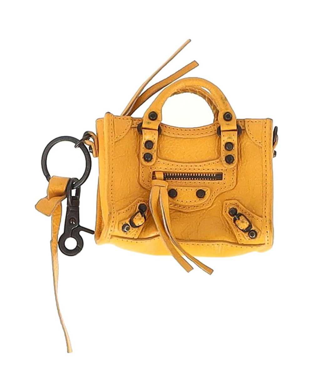 Product Details Balenciaga Yellow City Bag Charm - image 1