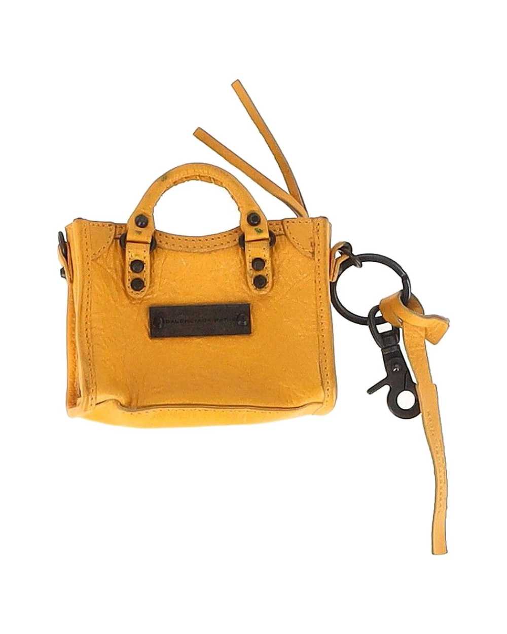 Product Details Balenciaga Yellow City Bag Charm - image 2