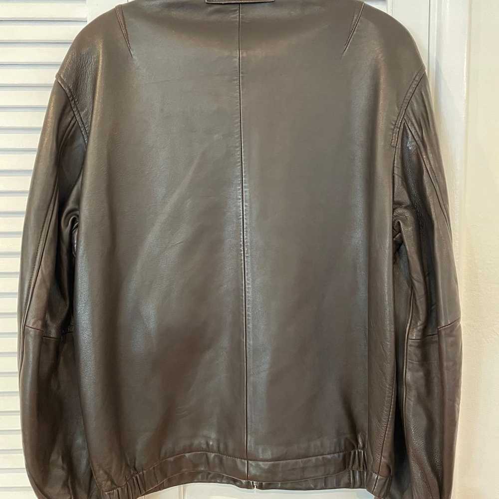 Vintage Nautica Leather Jacket - image 4