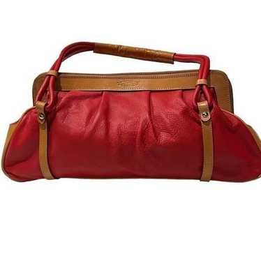 Petusco Heritage Red Genuine Leather Shoulder Bag
