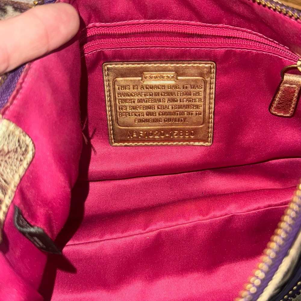 Rare Coach Poppy Limited Edition 15880 Tartan Bag… - image 7