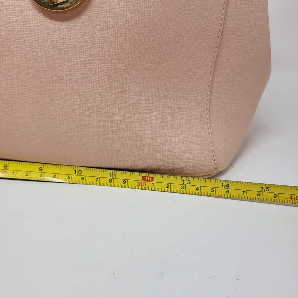 Furla Linda Shoulder Bag Purse Tote Pink Blush - image 5