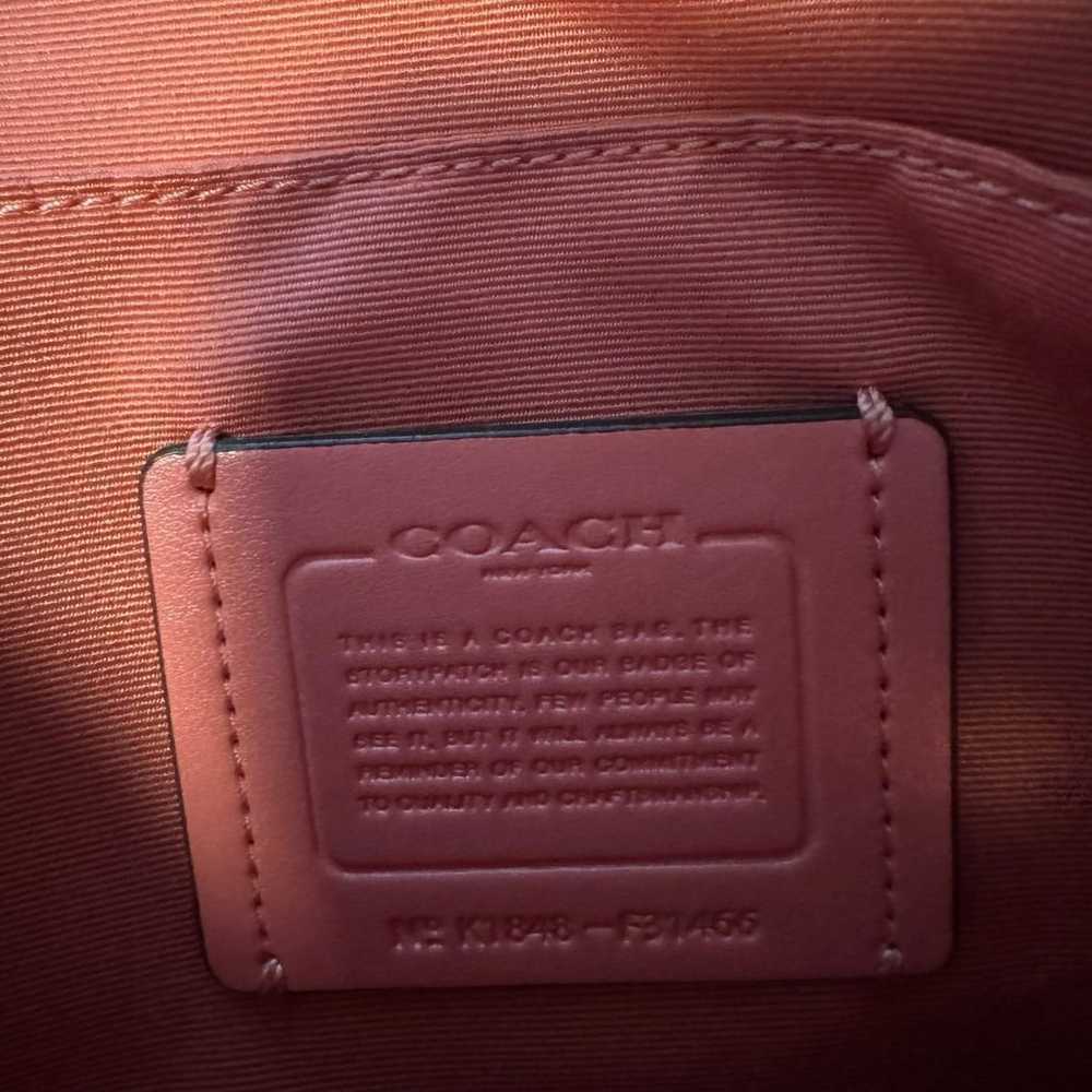 COACH Pebbled Leather Mimi Emma Coral Pink Crossb… - image 11