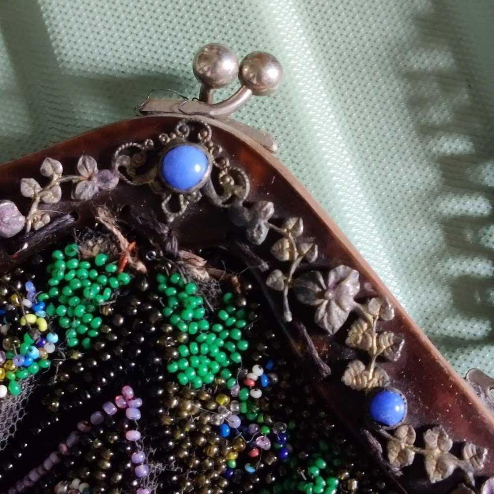 Antique victorian beaded bag - image 2