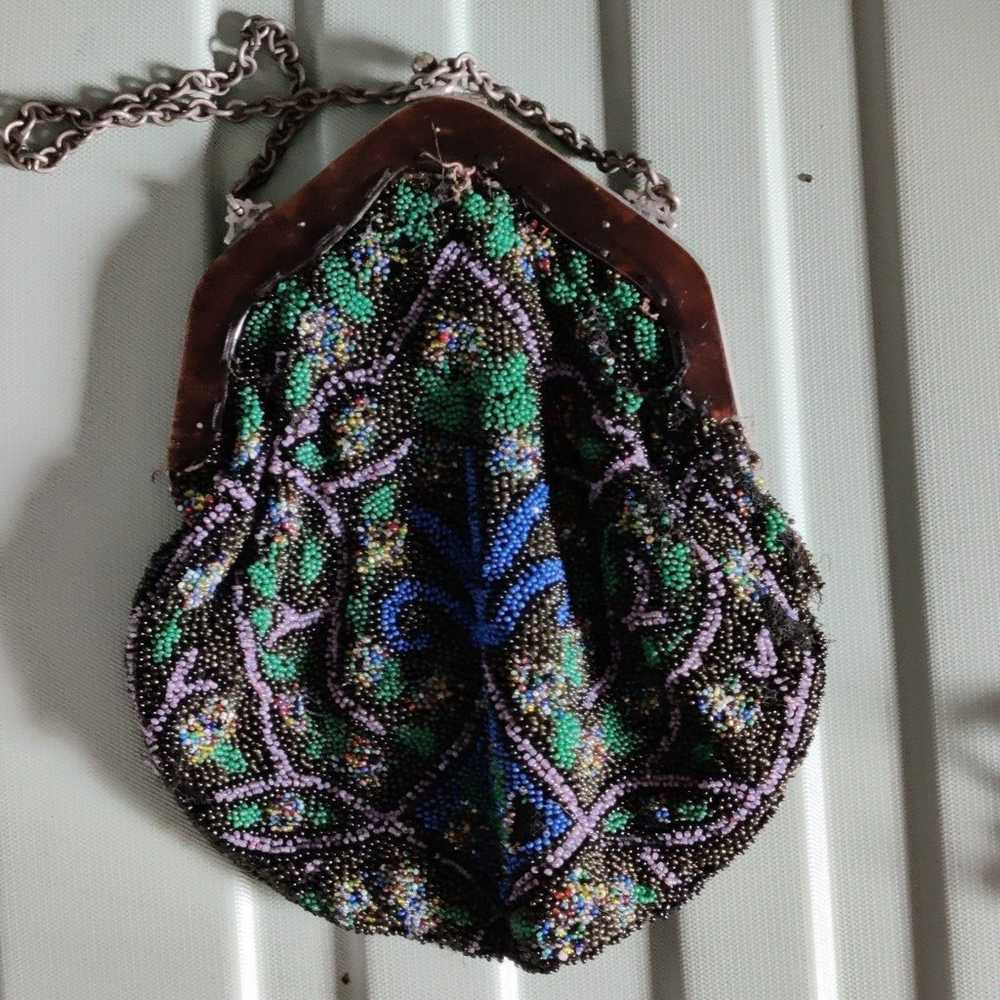 Antique victorian beaded bag - image 6