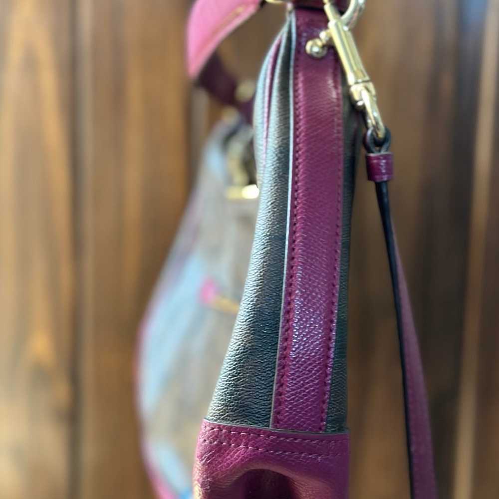 Coach purple crossbody shoulder bag - image 4