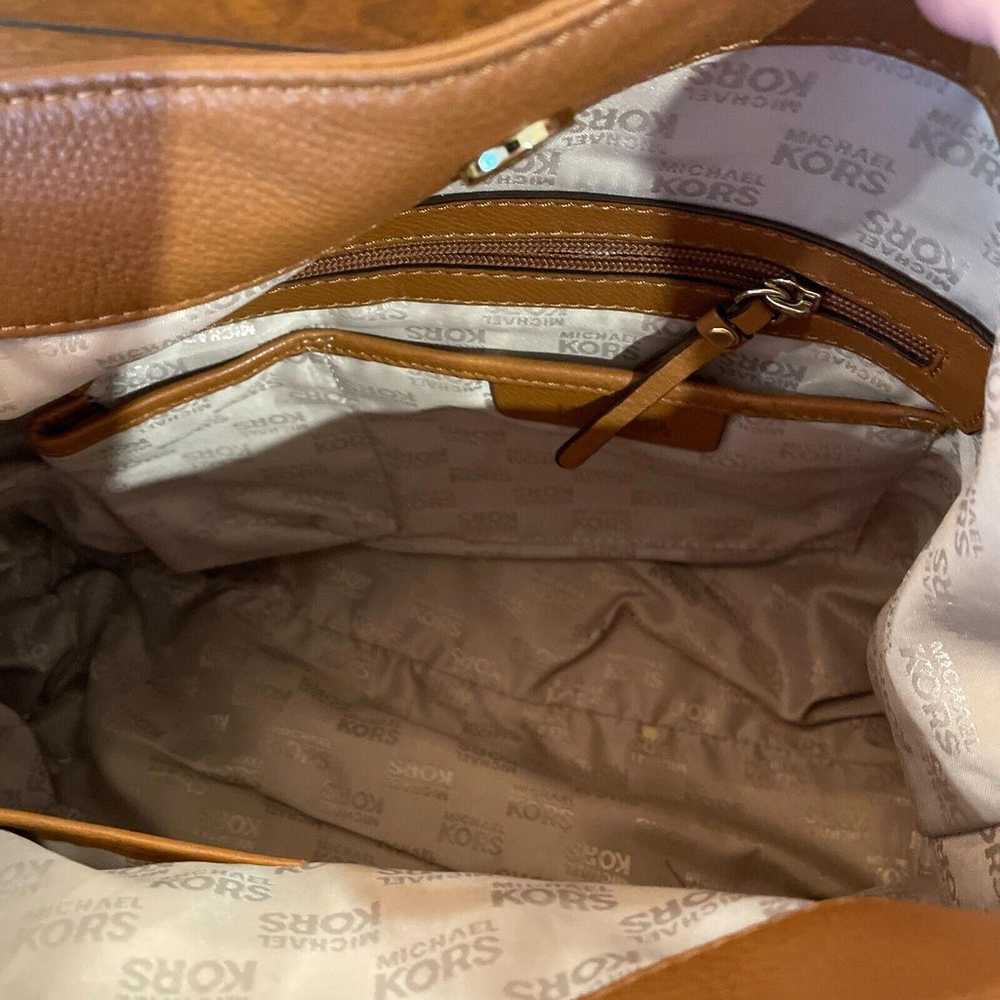 Michael Kors Large Hobo Shoulder Tote Bag Pebble … - image 5