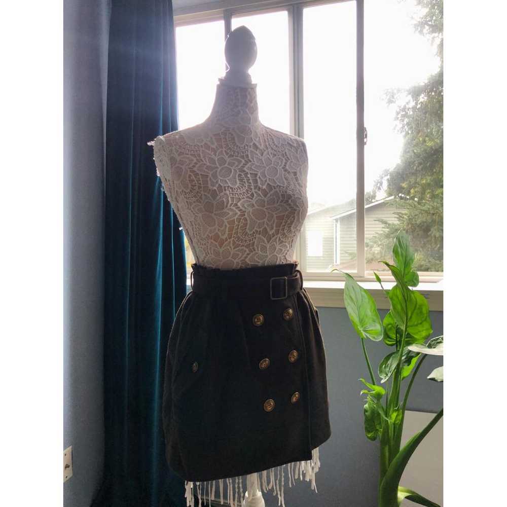 Burberry Wool mini skirt - image 10