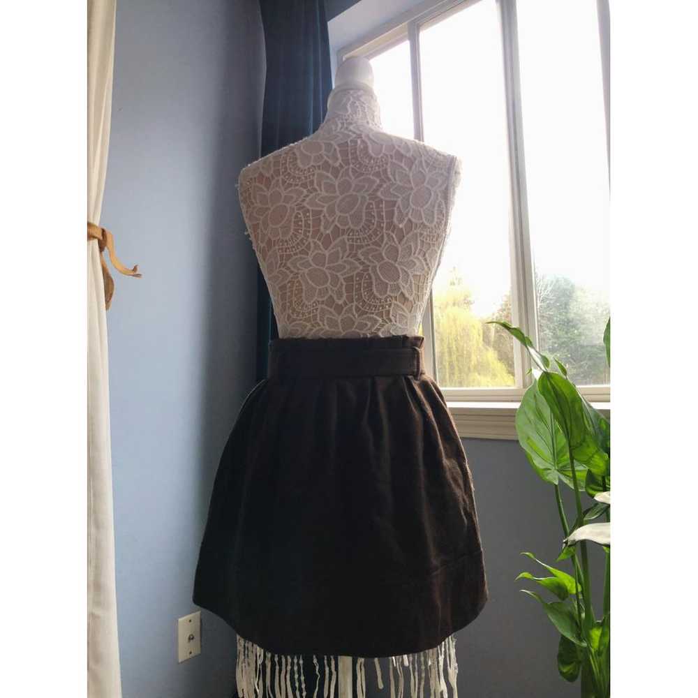 Burberry Wool mini skirt - image 2