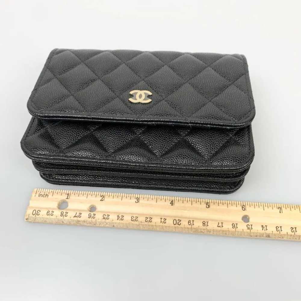 Chanel Wallet On Chain Double C leather handbag - image 11