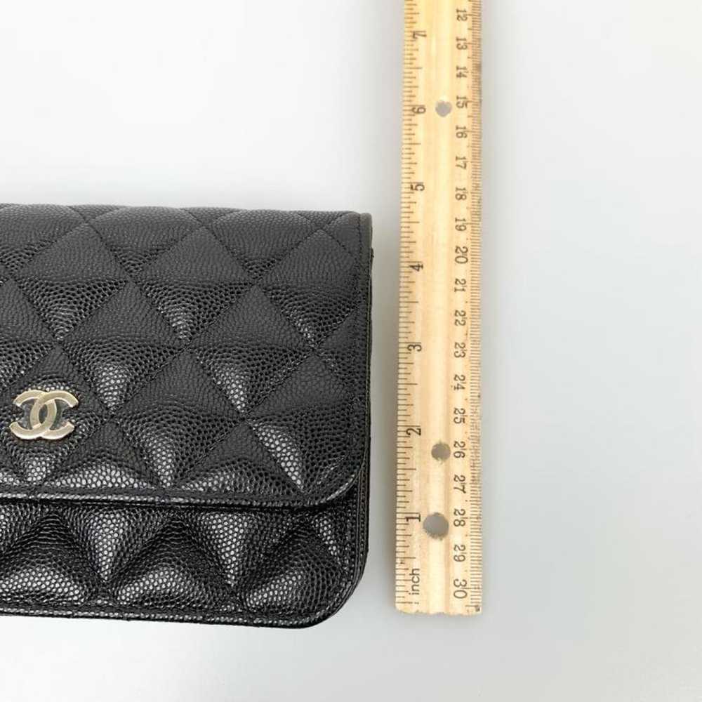 Chanel Wallet On Chain Double C leather handbag - image 12