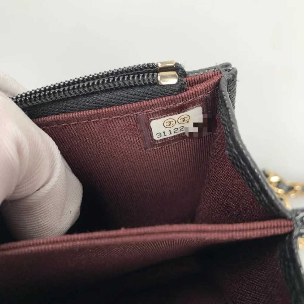 Chanel Wallet On Chain Double C leather handbag - image 9