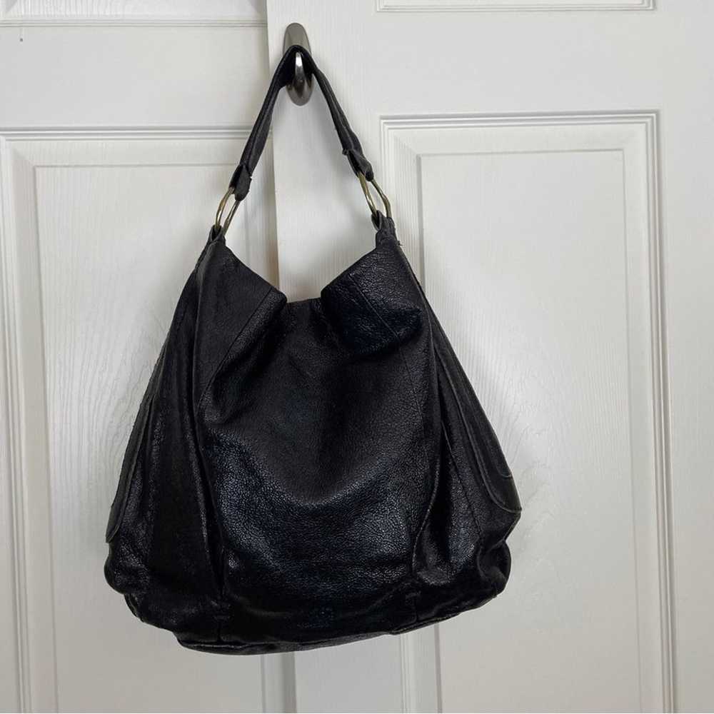49 Square Miles Crackle Leather Large Hobo Bag - image 6