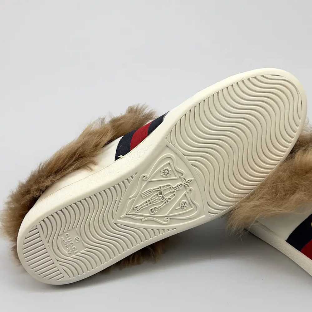 Gucci Ace leather low trainers - image 6