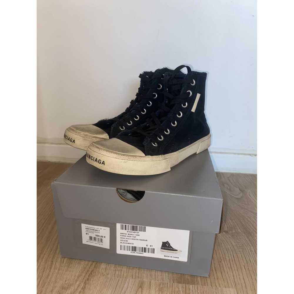 Balenciaga Paris cloth high trainers - image 2