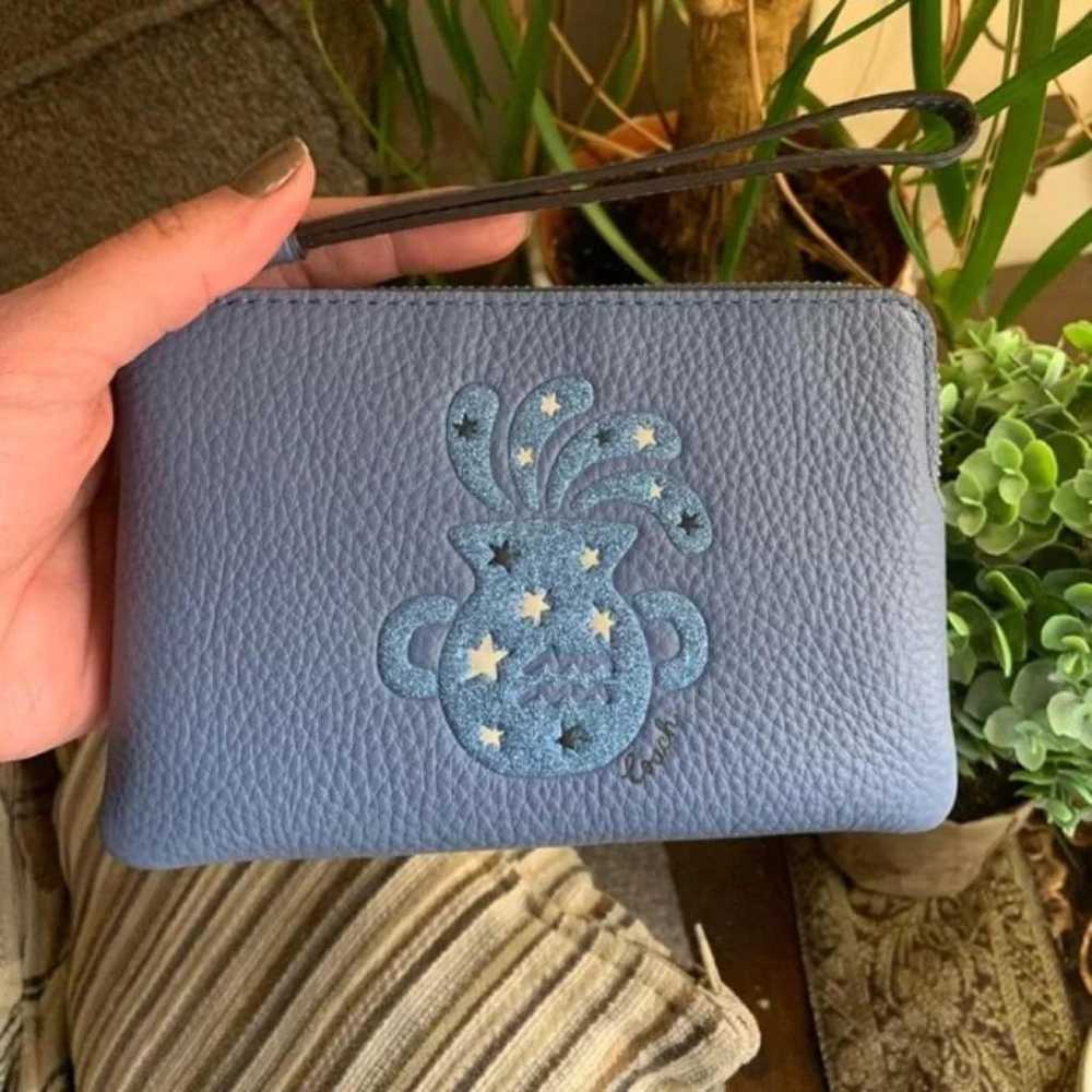 Coach Leather clutch bag - image 3