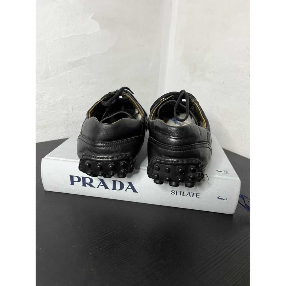 Prada Leather low trainers - image 3