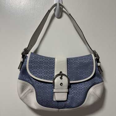 Vintage Coach Powder Blue orders Soho Hobo Bag #4983