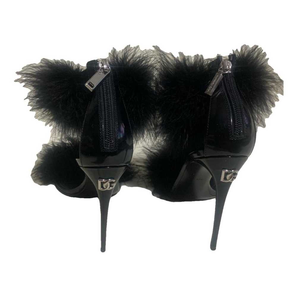 Dolce & Gabbana Faux fur heels - image 2