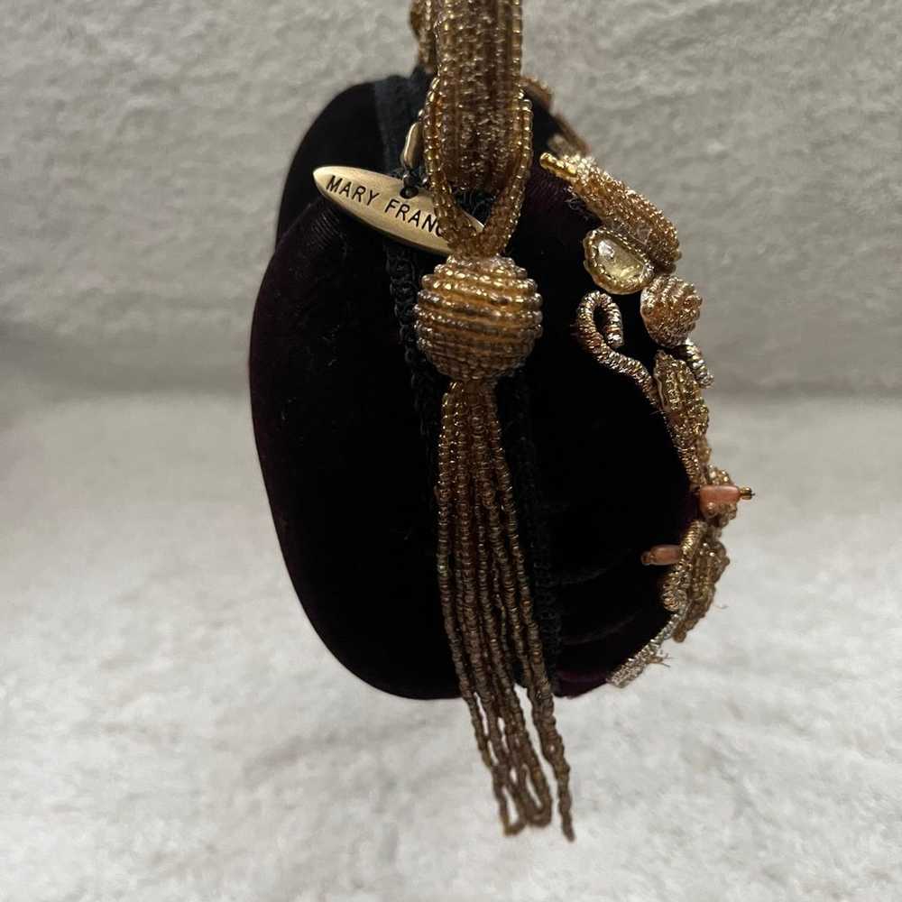 EUVC MARY FRANCES Gold Bead Embellished Novelty M… - image 3