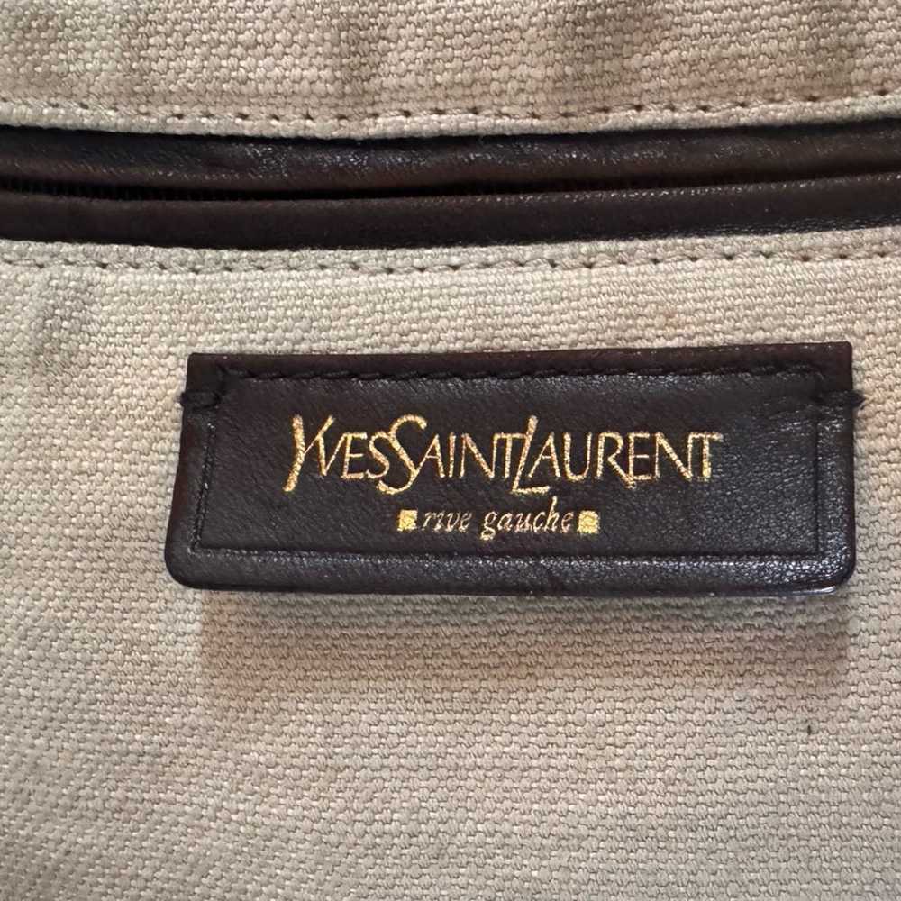 Large leather bag by YSL - image 8