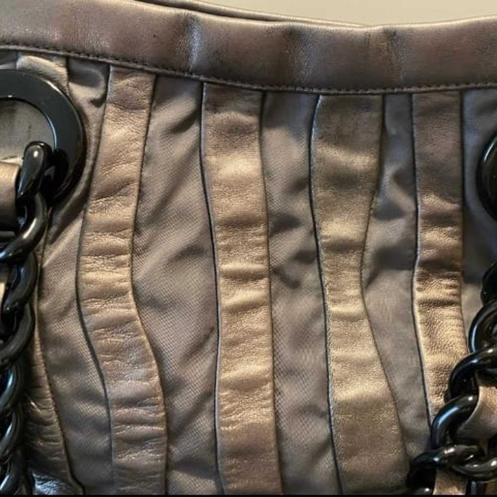 Prada Nappa and Tessuto Waves shoulder bag with t… - image 8
