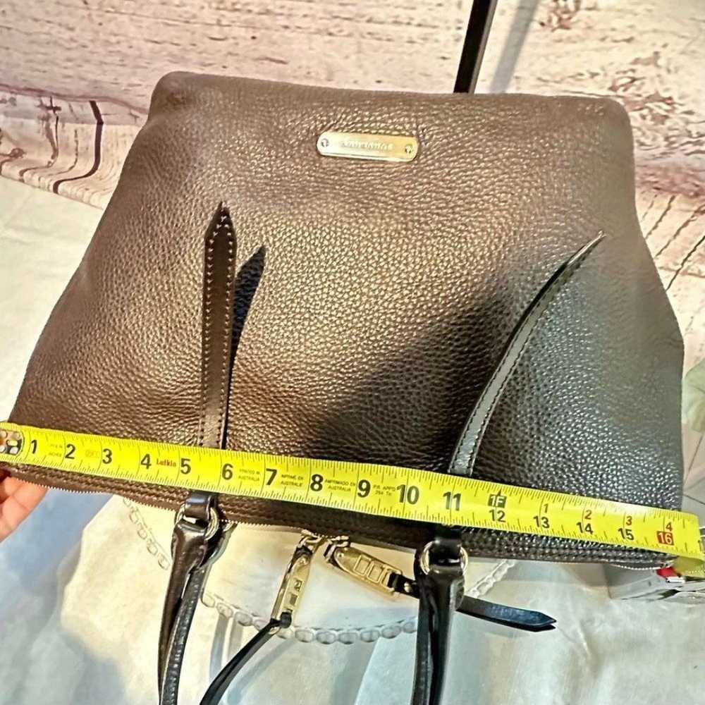 Burberry SALISBURY Brown Medium Pebbled Leather S… - image 9