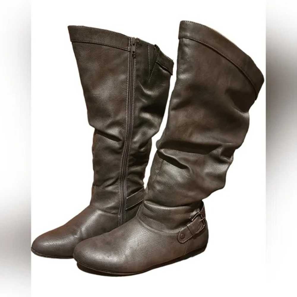 Knee High Plus Size Thigh Boots - Size 8.5W - image 2
