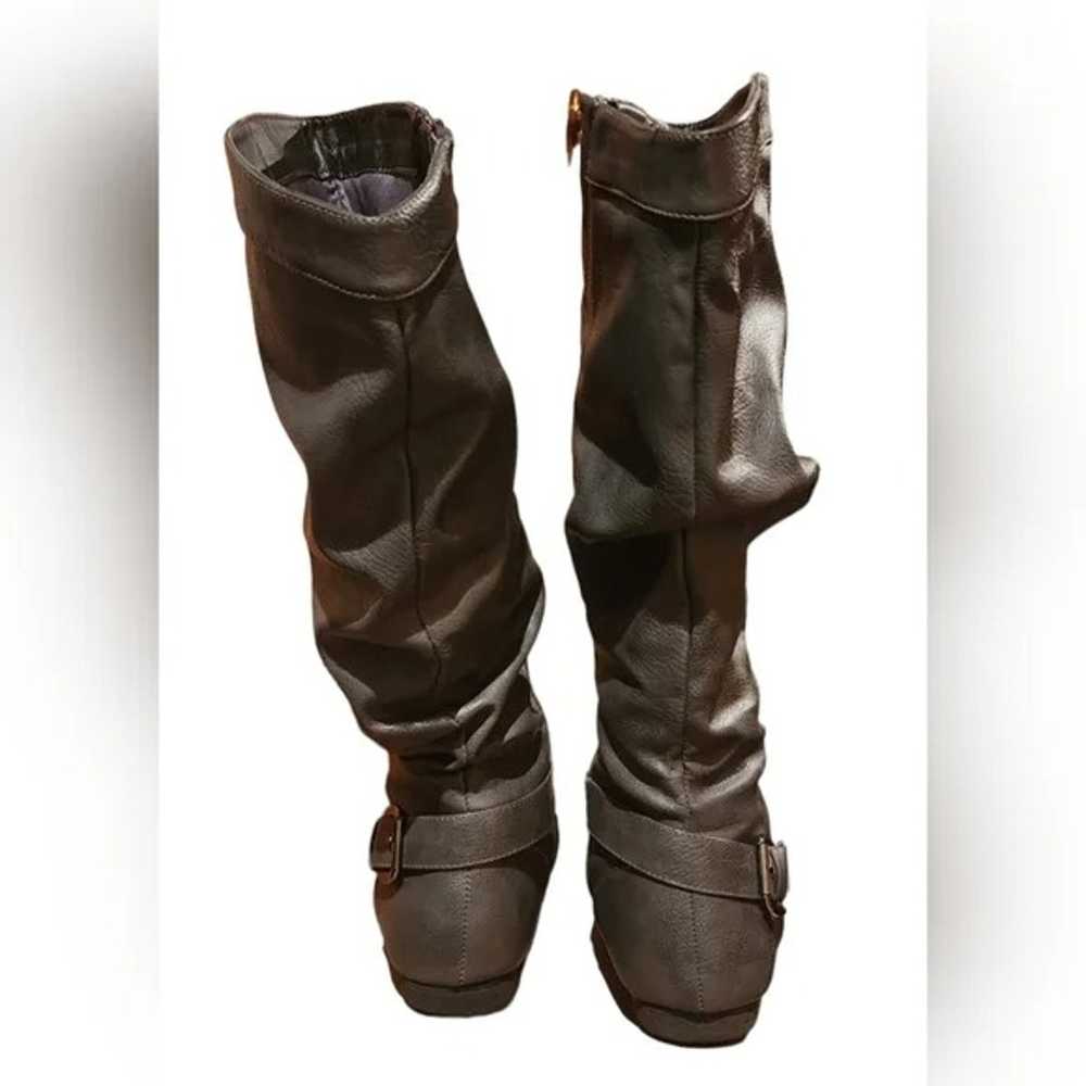 Knee High Plus Size Thigh Boots - Size 8.5W - image 3