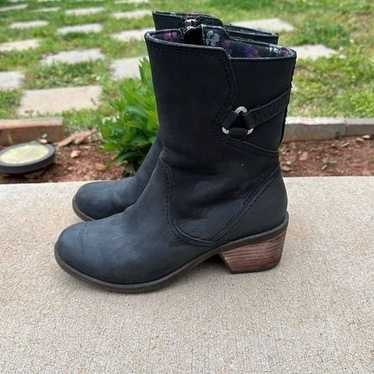 Teva Foxy Nubuck Mid Calf Leather Boots