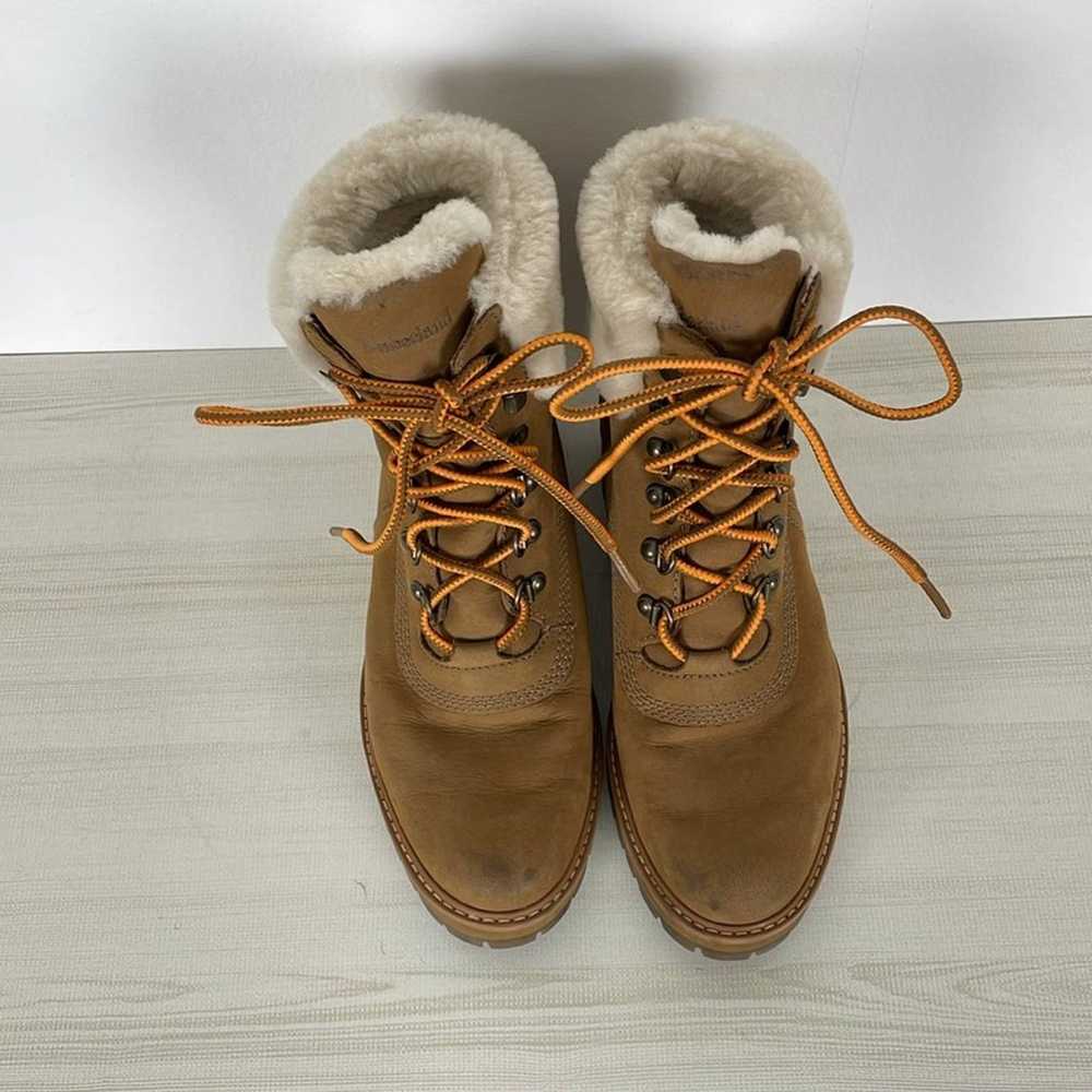 Timberland Courmayeur Valley Womens 9M Faux Fur W… - image 2