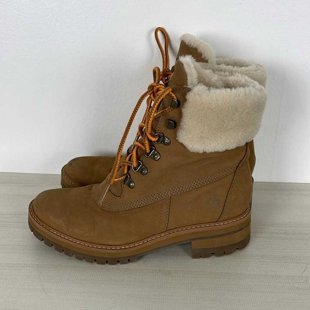 Timberland Courmayeur Valley Womens 9M Faux Fur W… - image 4