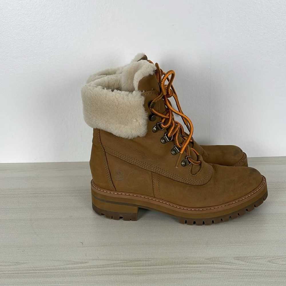 Timberland Courmayeur Valley Womens 9M Faux Fur W… - image 6