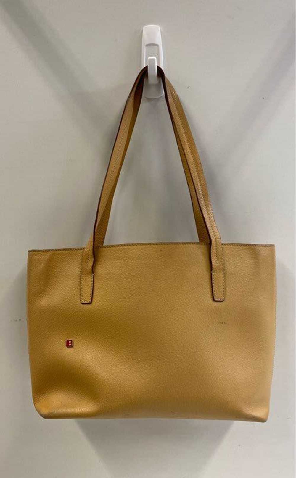 Bally Saffiano Leather Vintage Shoulder Bag Dark … - image 2