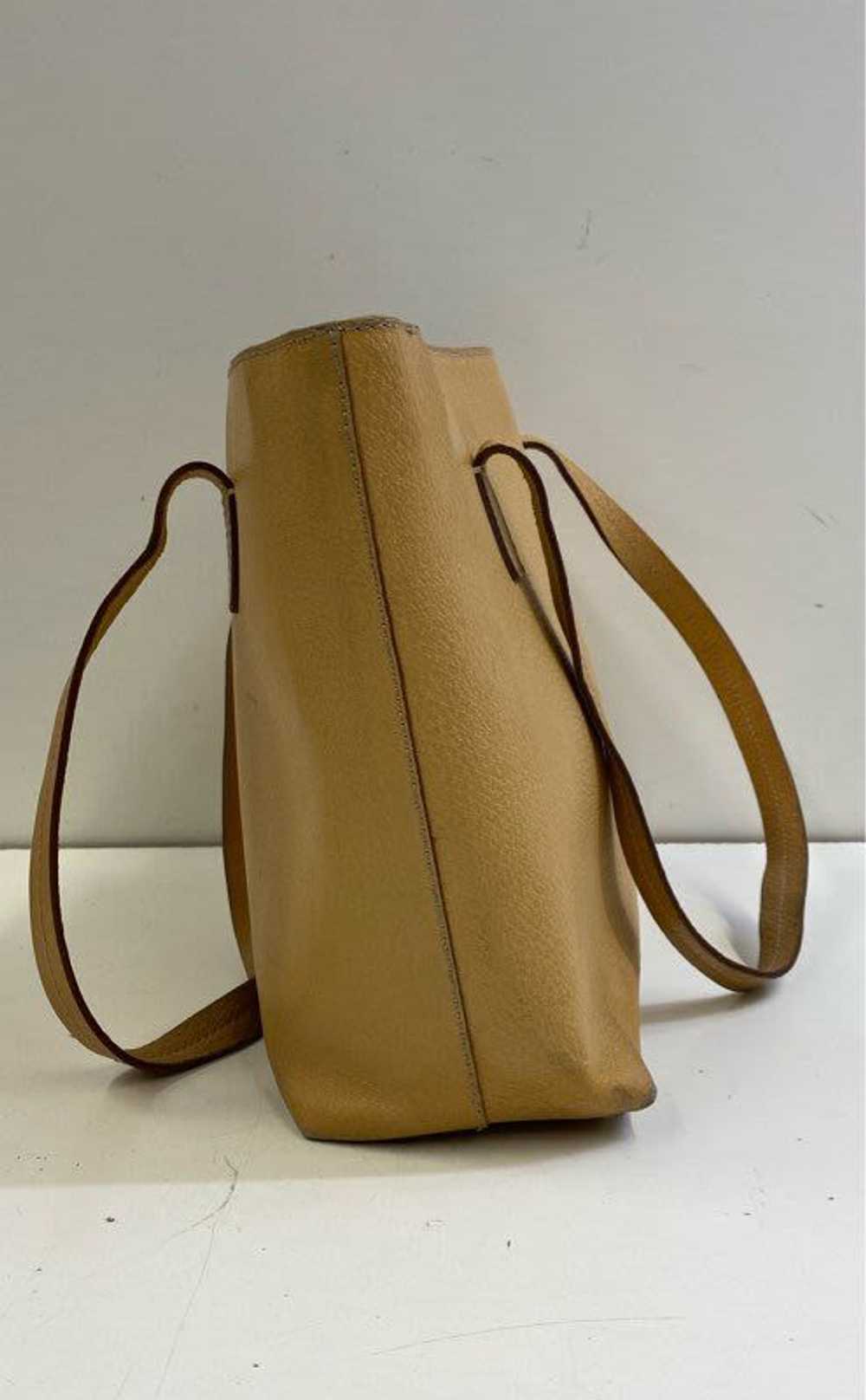 Bally Saffiano Leather Vintage Shoulder Bag Dark … - image 4