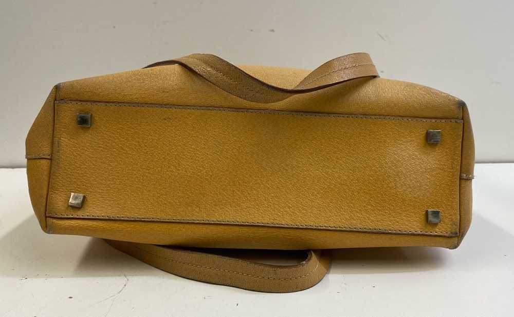 Bally Saffiano Leather Vintage Shoulder Bag Dark … - image 5