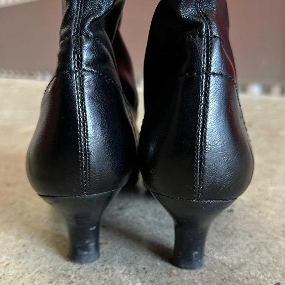 Vintage Black Knee High Boots - image 5