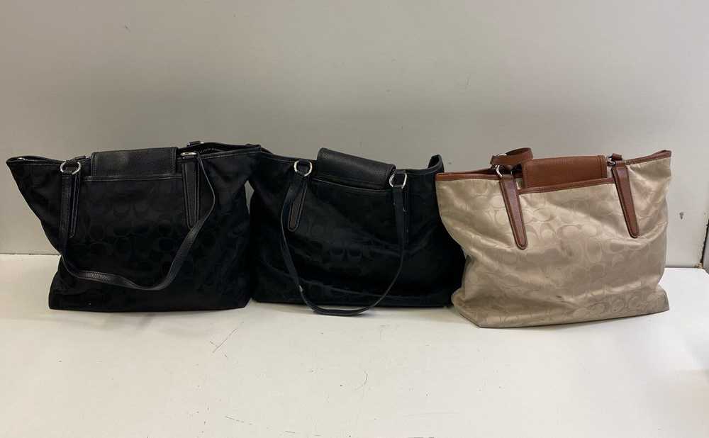 Coach Assorted Bundle Lot Set of 3 Handbags - image 2