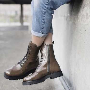 Thursday Boot Co. Combat Boot in Patent Leather NE
