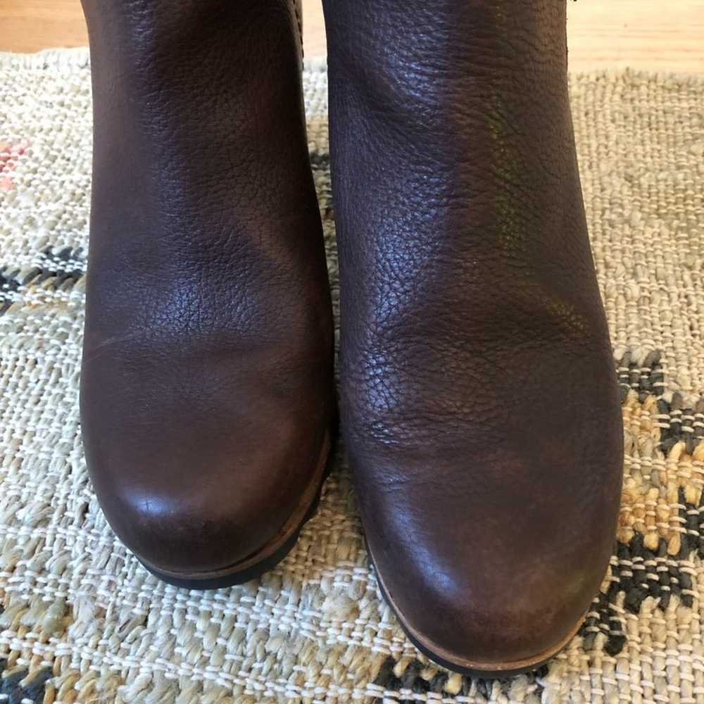 Sorel Brown Leather Danica Heeled Waterproof Boot… - image 11