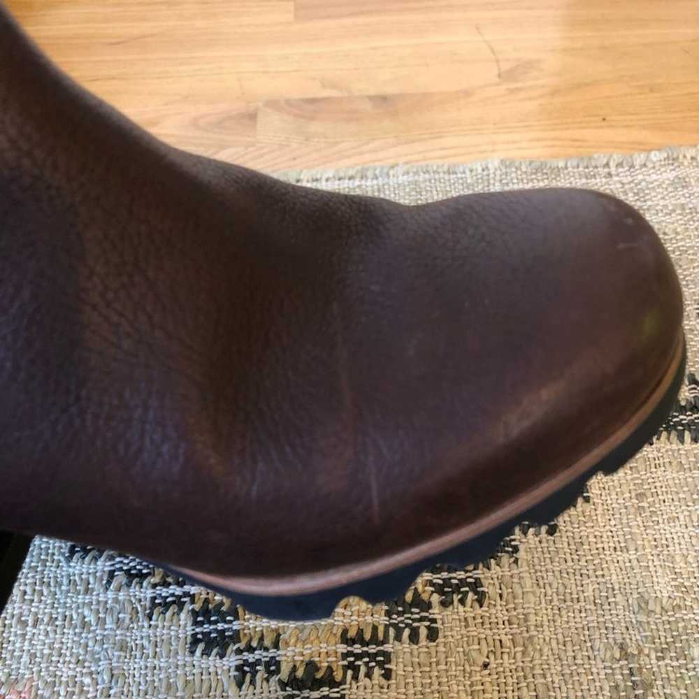 Sorel Brown Leather Danica Heeled Waterproof Boot… - image 12