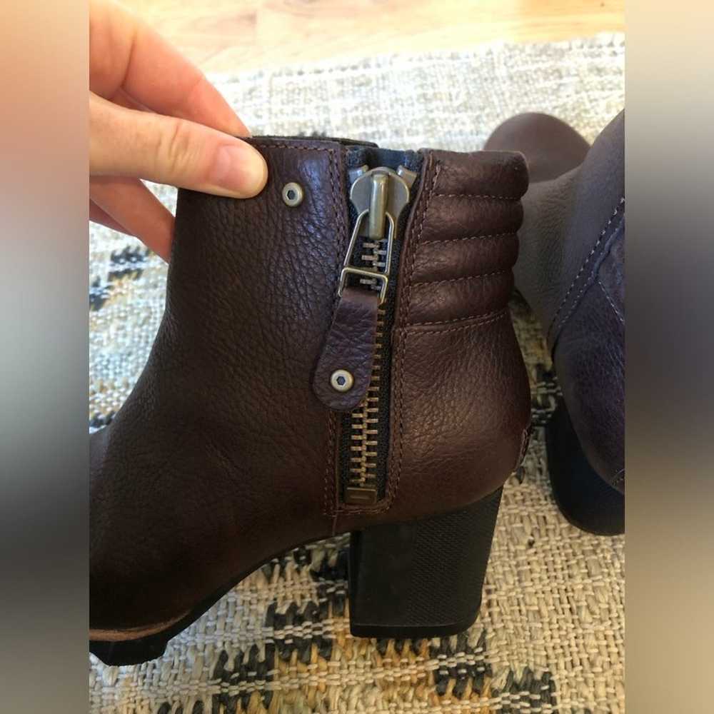 Sorel Brown Leather Danica Heeled Waterproof Boot… - image 8
