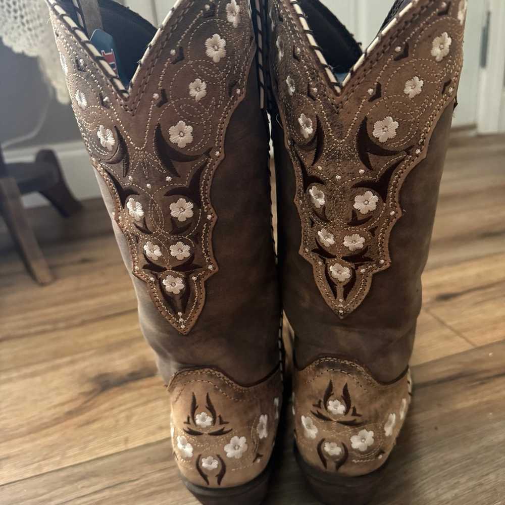 Durango Crush Floral Cowboy Boots - image 4