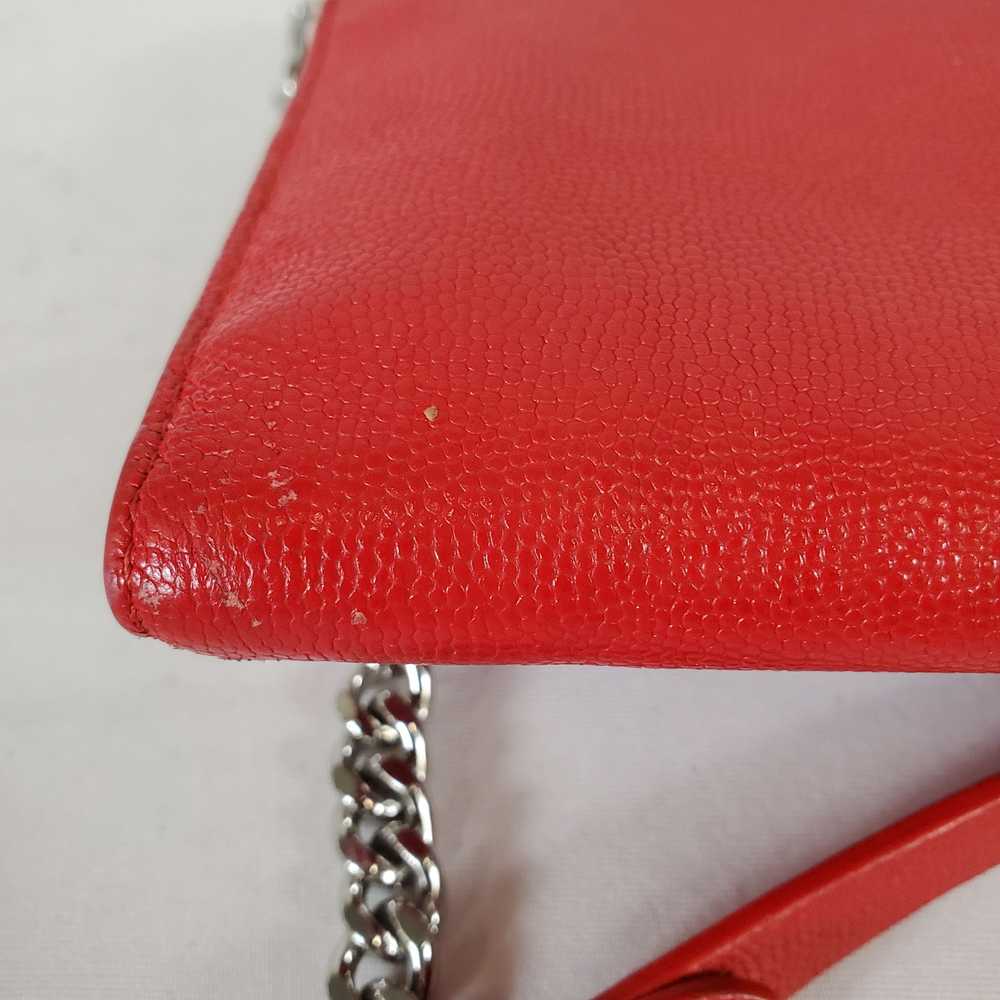 Rebecca Minkoff Jean Wallet Leather Crossbody Red - image 5