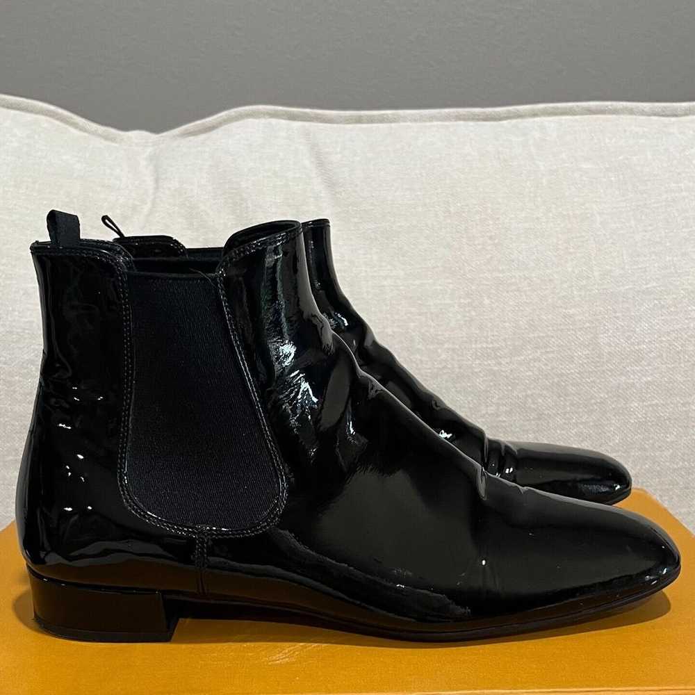 Prada Women’s Patent Leather Chelsea Boots Size 3… - image 2