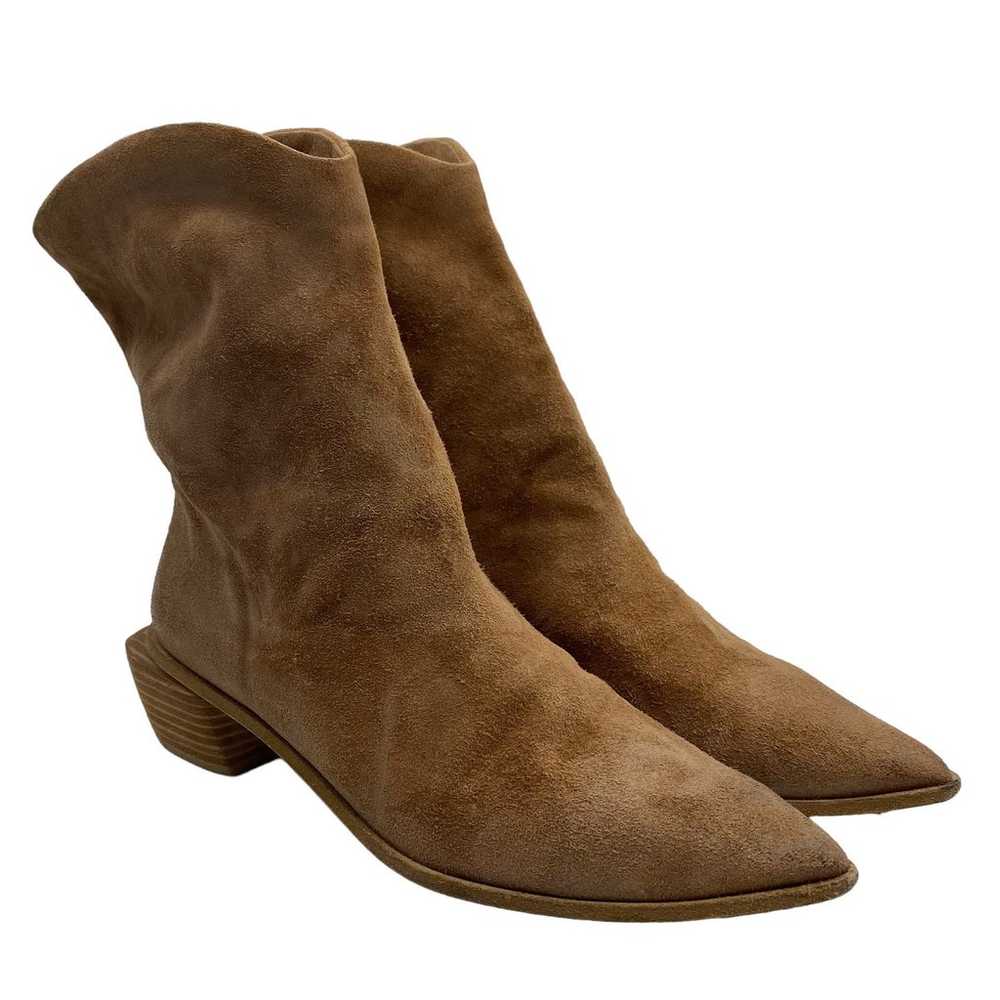 Marsell Stuzzicone Tronchetto Ankle Western Suede… - image 1